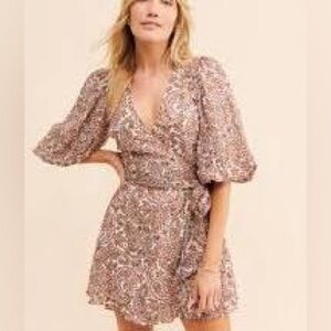 MINKPINK Brown Floral Mini Dress
